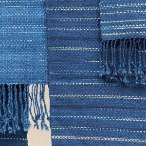 Indigo Dyed Cotton Scarf – Khit